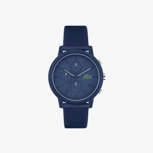 Lacoste 12.12 Chrono Watch Blue Silicone Blue | JEZ-067395