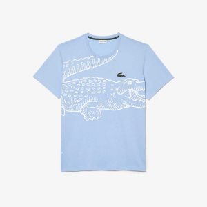 Lacoste Big Fit Jersey T-Shirt Blue | OSP-890124