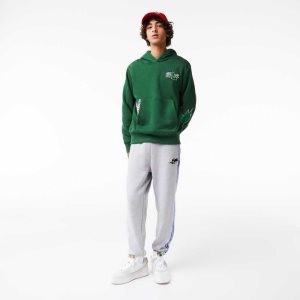 Lacoste Branded Band Trackpants Grey Chine | HJY-413298