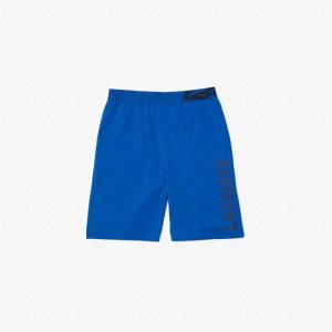 Lacoste Branded Croc Waist Shorts Blue | MRN-508342