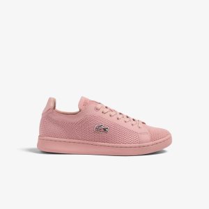 Lacoste Carnaby Pique Heel Pop Sneakers Pnk/Pnk | JFI-461592