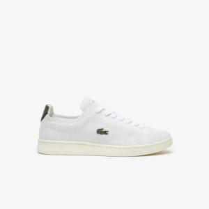 Lacoste Carnaby Piquee Sneakers White/Green | ASL-504936