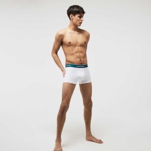 Lacoste Casual Boxer Brief 3-Pack White | NBK-052698