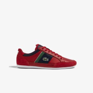 Lacoste Chaymon Sneakers Red/Navy | WJO-103679