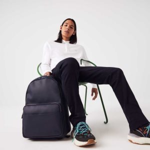 Lacoste Classic Petit Pique Backpack Peacoat | KVE-213075