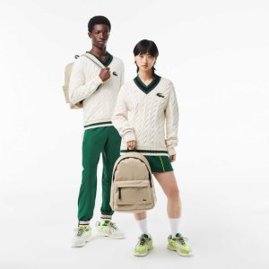 Lacoste Computer Compartment Backpack Brindille | OVF-469235