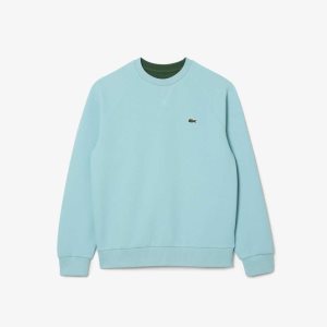 Lacoste Crew Neck Cotton Blend Sweatshirt Mint | VIS-308426