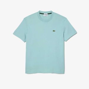 Lacoste Crew Neck Organic Cotton T-Shirt Mint | XGF-065489