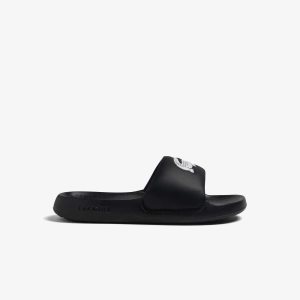 Lacoste Croco 1.0 Slides Nvy/Wht | RMI-298341