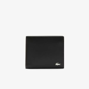 Lacoste Fitzgerald Leather Wallet Black | KSU-869704