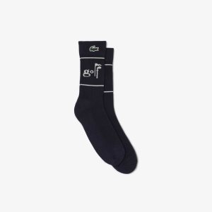 Lacoste Golf Lettering Socks Hhw | RMW-104685