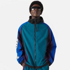 Lacoste Heritage Color-Block Nylon Jacket Green / Blue / Purple / Black | CQH-254160