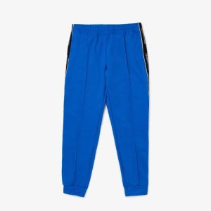 Lacoste Heritage Contrast Bands Trackpants Blue | HVM-836417