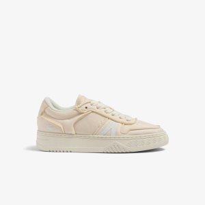 Lacoste L001 Crafted Sneakers Off White/Off White | UEZ-632184