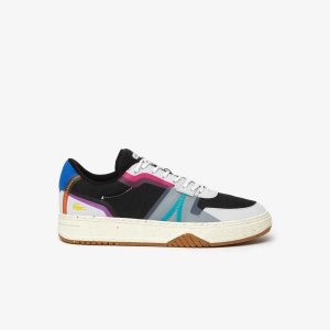 Lacoste L001 Eco Colorblock Sneakers Blk/Blk | NLA-714206