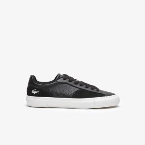 Lacoste L006 Leather Sneakers Black/White | KRS-750389