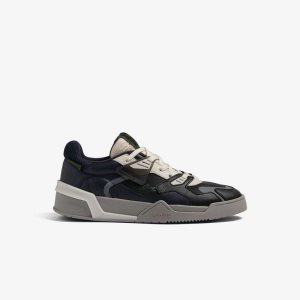 Lacoste LT125 Leather Sneakers Blk/Nvy | WVR-694708