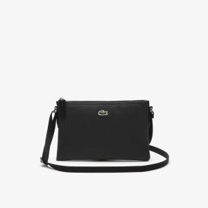 Lacoste L.12.12 Concept Flat Crossover Bag Black | SPV-697812