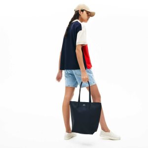 Lacoste L.12.12 Concept Vertical Zip Tote Bag Eclipse | FPL-845736