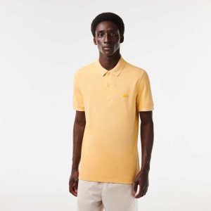 Lacoste Organic Cotton Polo Yellow | EWG-790253