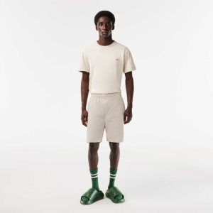 Lacoste Organic Cotton Shorts Beige | OKE-579143