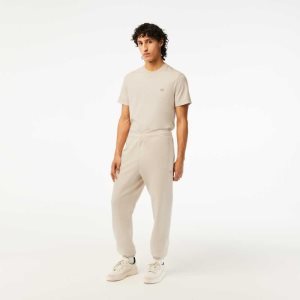 Lacoste Organic Cotton Track Pants Beige | KZU-098723