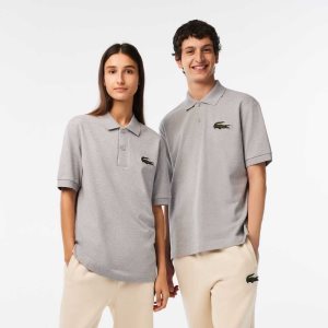 Lacoste Original L.12.12 Loose fit 80's crocodile Polo Grey Chine | OGJ-913064