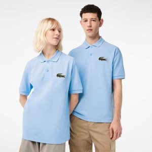 Lacoste Original L.12.12 Loose fit 80's crocodile Polo Blue | PWT-132605