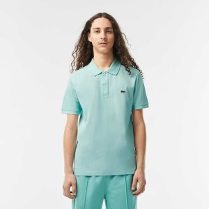 Lacoste Original L.12.12 Slim Fit Petit Pique Cotton Polo Mint | HLB-290651