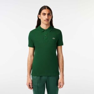 Lacoste Original L.12.12 Slim Fit Petit Pique Cotton Polo Green | WUK-928736