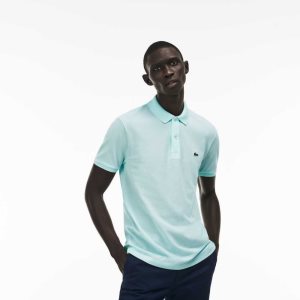 Lacoste Original L.12.12 Slim Fit Petit Pique Cotton Polo Blue | YJA-206138