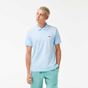 Lacoste Original L.12.12 petit pique cotton Polo Light Blue | WHZ-643925