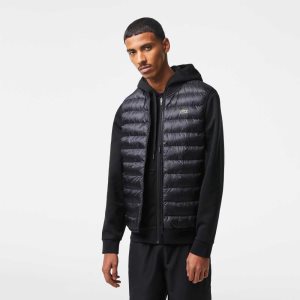 Lacoste Padded Water-Repellent Vest Black | CFH-046123