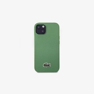 Lacoste Petit Pique Effect iPhone 14 Case Estragon | KNB-539618