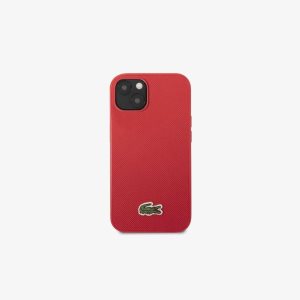 Lacoste Petit Pique Effect iPhone 14 Case Red | RKB-586431