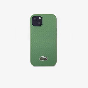 Lacoste Petit Pique Effect iPhone 14 Plus Case Estragon | IPK-291450