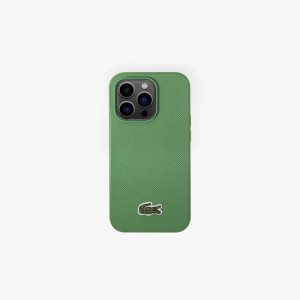 Lacoste Petit Pique Effect iPhone 14 Pro Case Estragon | CML-067985