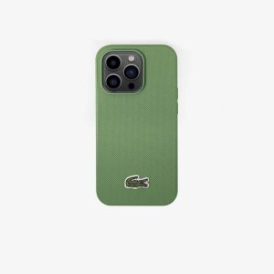 Lacoste Petit Pique Effect iPhone 14 Pro Max Case Estragon | PXO-514703