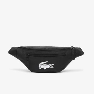 Lacoste Recycled Fiber Belt Bag Black | WCJ-321769