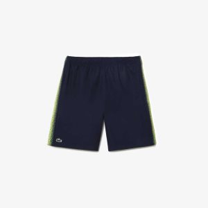 Lacoste Recycled Polyester Tennis Shorts Navy Blue | UPX-637429