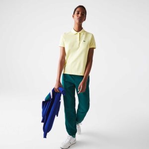 Lacoste Regular Fit Soft Cotton Petit Pique Polo Yellow | NCQ-195803