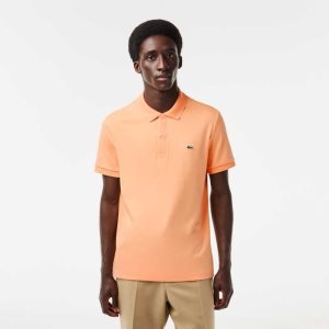 Lacoste Regular Fit Ultra Soft Cotton Jersey Polo Light Orange | ECQ-528703