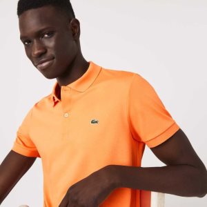 Lacoste Regular Fit Ultra Soft Cotton Jersey Polo Orange | NQO-058916