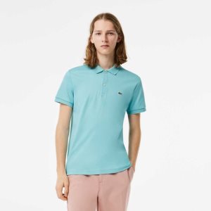 Lacoste Regular Fit Ultra Soft Cotton Jersey Polo Mint | ULC-394672