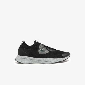 Lacoste Run Spin Eco Sneakers Black/Offwhite | XKB-081634