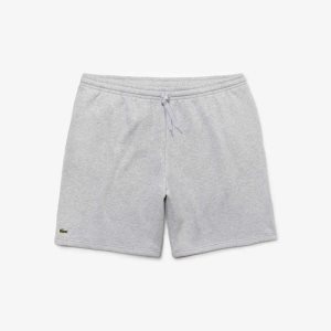 Lacoste SPORT Big Fit Fleece Shorts Grey Chine | JGA-943261