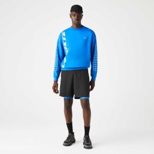 Lacoste SPORT Built-In Liner 3-in-1 Shorts Black / Blue | ZIS-865490