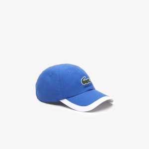 Lacoste SPORT Contrast Border Lightweight Cap Blue / White | DCM-539046