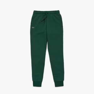 Lacoste SPORT Fleece Tennis Sweatpants Green | IDO-917526