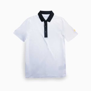 Lacoste SPORT Presidents Cup Ultra-Dry Polo White / Black | GBL-469783